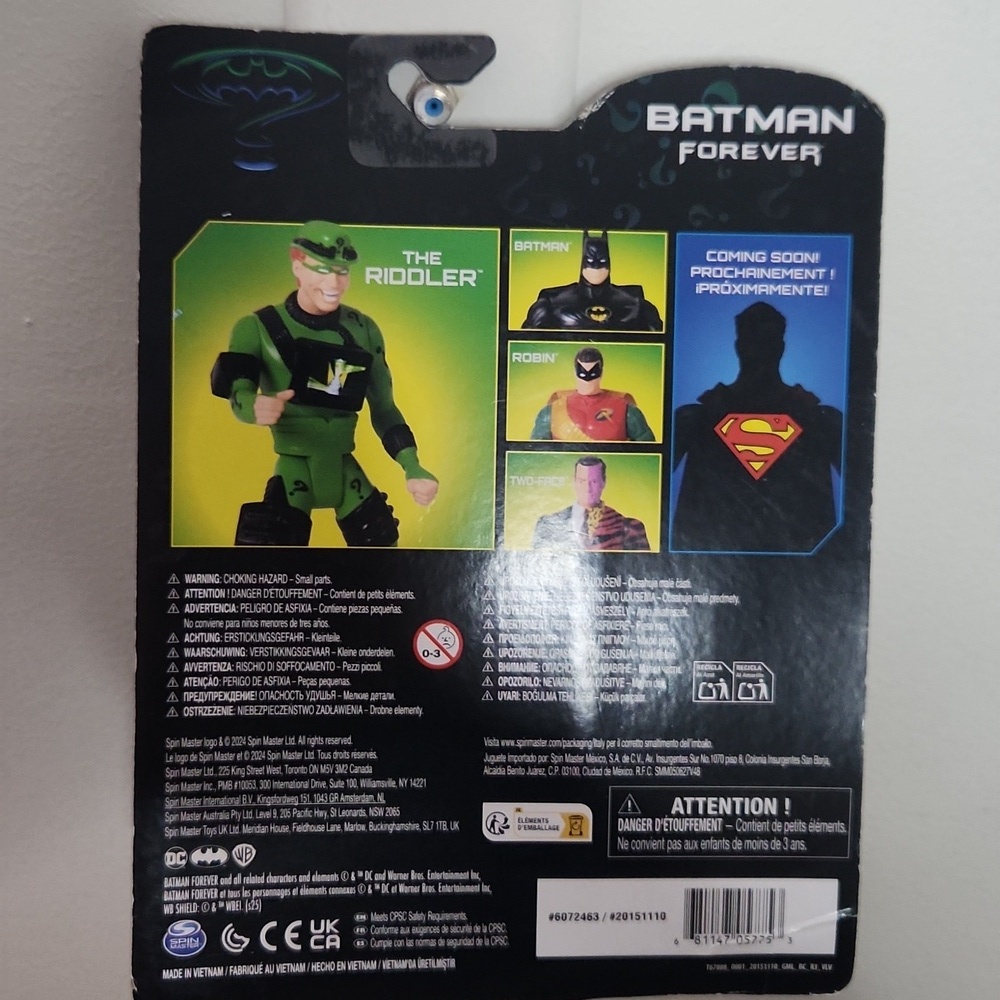 DC Batman Forever The Riddler Action Figure - Green and Black - Picture 2 of 2